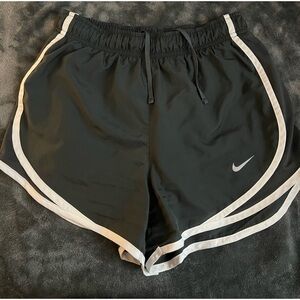 Nike Women’s Tempo Running Shorts in Anthracite/White/Wolf Grey